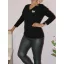 Arany szívecskés,puhaanyagú felső!  fekete M-XL