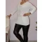 Strasszos életfás,denevérujjas  felső ! fehér  XXL-3XL