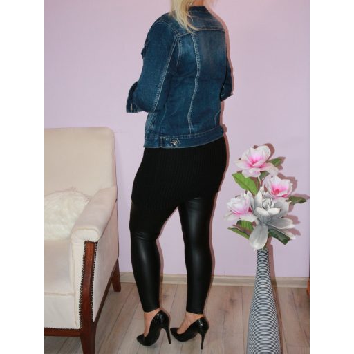 Strasszos,zsebes farmerkabát! L,XL,XXL,3XL,4XL