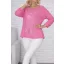 Strasszos mintás felső ! pink  L-XXL