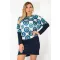 Mandala mintás,denevérujjas ruha!  M-XL