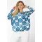 Mandala mintás,aszimmetrikus,gumis aljú felső ! L-XXL