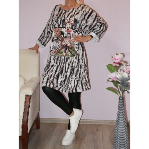 Egérkés,leopárdos ,mintás tunika ! XXL-3XL