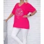 Strasszos,életfás,felsliccelt oldalú prémium  felső ! pink  XL-XXL