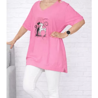   Cicás,V nyakú,felsliccelt oldalú prémium  felső ! puncs XL-XXL