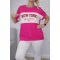 New York feliratos,passzés aljú, prémium felső ! pink  L-XL