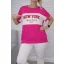 New York feliratos,passzés aljú, prémium felső ! pink  L-XL