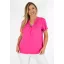 Egyszínű, ingfazonú ,gumis aljú felső! pink L-XXL