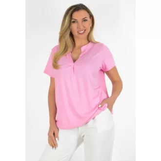   Egyszínű, ingfazonú ,gumis aljú felső! rózsaszín L-XXL