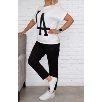 LA-as,zsebes nadrágos szett ! fekete M-XL