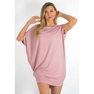 Egyszínű ,aszimmetrikus tunika! púder L-XXL