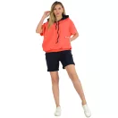 Kapucnis,kenguruzsebes,YESSTORY együttes ! korall L-XXL