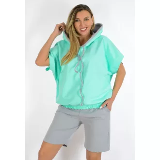 Kapucnis,kenguruzsebes,YESSTORY együttes ! menta L-XXL