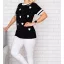 Szívecskés prémium felső ! fekete M-XL