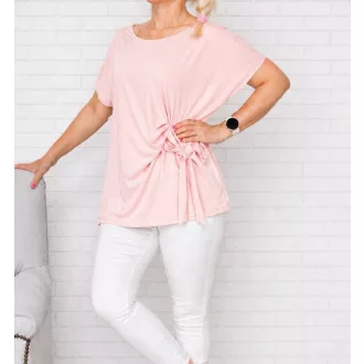 Derekán kötős felső ! púder L-XXL