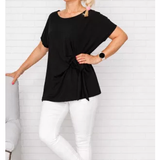 Derekán kötős felső ! fekete L-XXL
