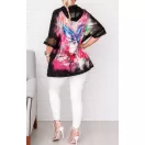 Strasszos lepkés,necc betétes,kapucnis felső ! XXL-3XL
