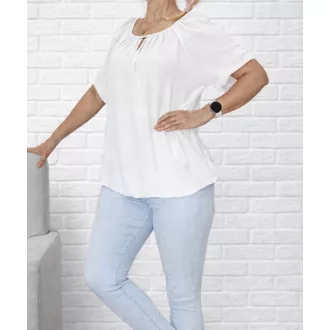 Cseppkivágású,gumis aljú felső ! fehér L-XL