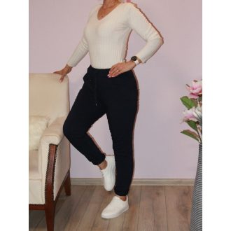 Zsebes ,gumisderekú nadrág ! sötétkék L-XXL
