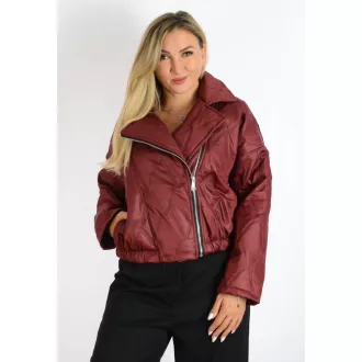 Steppelt,cipzáras,zsebes kabát! burgundi L-XL