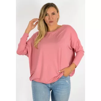 Egyszínű,lenge,gumis aljú felső ! mályva L-XXL