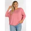 Egyszínű,lenge,gumis aljú felső ! mályva L-XXL