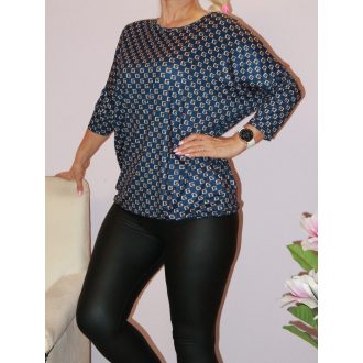 G betű mintás,lenge,gumis aljú felső !  L-XXL