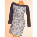 Szupercsinos,virágos,csónaknyakú RUCY FASHOIN ruha! S,M,L