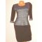 Szupercsinos,elegáns,peplum, ruha! Több szín! S-M