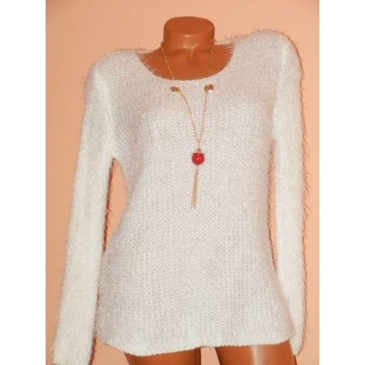 Csinos,kötött,szőrme,láncos felső! Több szín! M-L