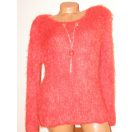 Csinos,kötött,szőrme,láncos felső! Több szín! M-L