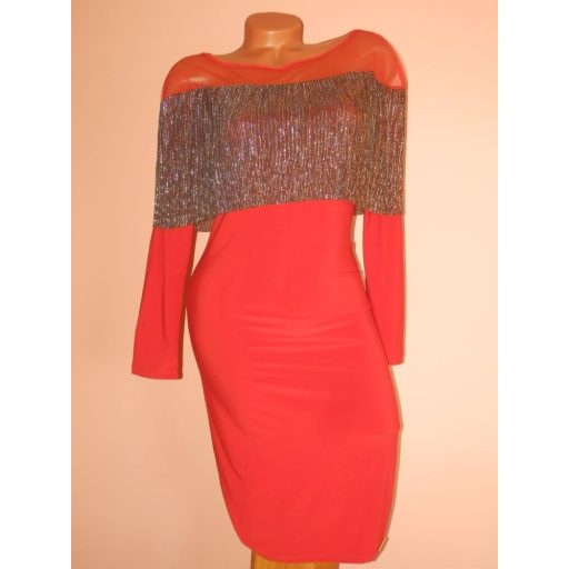 Szupercsinos,fodros,csillogós,elegáns ruha! Több szín! S-M