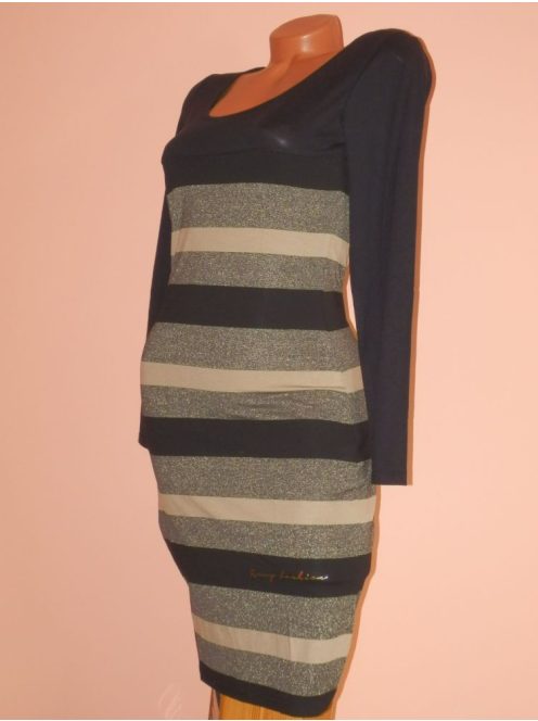 Szupercsinos,csillogós,csíkos RUCY FASHION ruha! Több szín! S,M,L