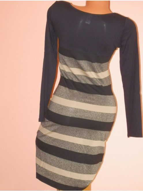 Szupercsinos,csillogós,csíkos RUCY FASHION ruha! Több szín! S,M,L