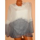 Batikolt,harangujjú,ejtett nyakú,muszlin felső! Több szín! M-L