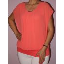 Muszlin,denevérujjas felső! Több szín! S-XL