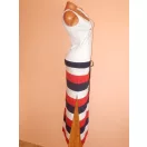 Szupercsinos,matróz csíkos,feliratos RUCY FASHION maxi ruha! M,L