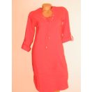 Csinos,fűzős,roll-up ujjú ingruha! Több szín! M-L