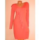 Szupercsinos,zsabós V nyakú ruha! Több szín! M-XL