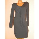 Szupercsinos,zsabós V nyakú ruha! Több szín! M-XL