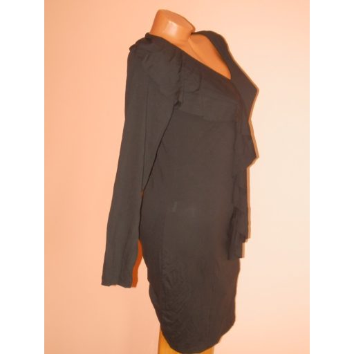 Szupercsinos,zsabós V nyakú ruha! Több szín! M-XL