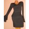 Csodaszép,harangujjú,gyöngyös,elegáns peplum ruha! S,M,.L,XL