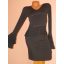 Csodaszép,harangujjú,gyöngyös,elegáns peplum ruha! S,M,.L,XL