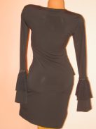Csodaszép,harangujjú,gyöngyös,elegáns peplum ruha! S,M,.L,XL
