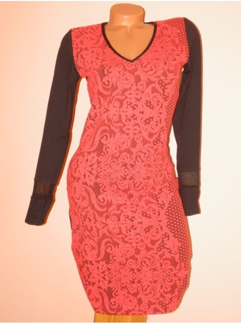 Csodaszép,csipkés,V nyakú RUCY FASHION ruha! Több szín!  S,M,L