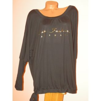   Laza-lenge,denevérujjas,háta kötős,feliratos RUCY FASHION felső! M-XXL