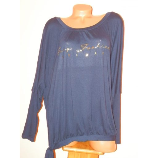 Laza-lenge,denevérujjas,háta kötős,feliratos RUCY FASHION felső! M-XXL