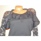 Csodaszép,csipkés,harangujjú,fodros ruha! Több szín! S,M,L,XL