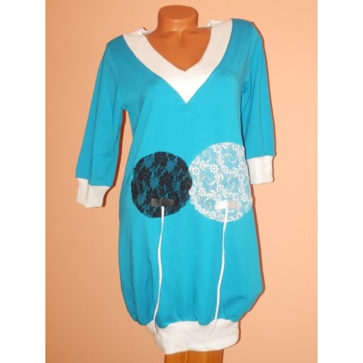 Csodaszép,csipkés V nyakú tunika/ruha! Több szín! S-XL