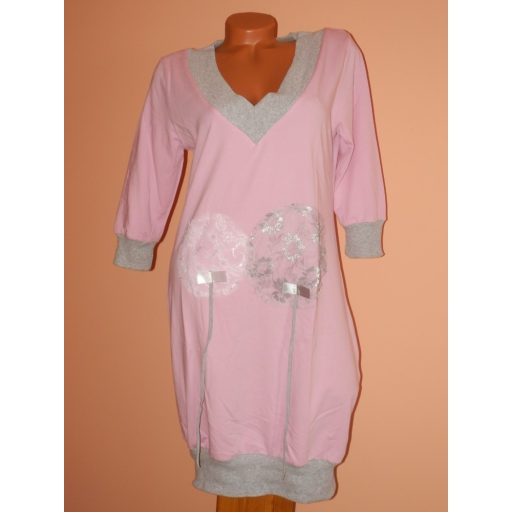 Csodaszép,csipkés V nyakú tunika/ruha! Több szín! S-XL
